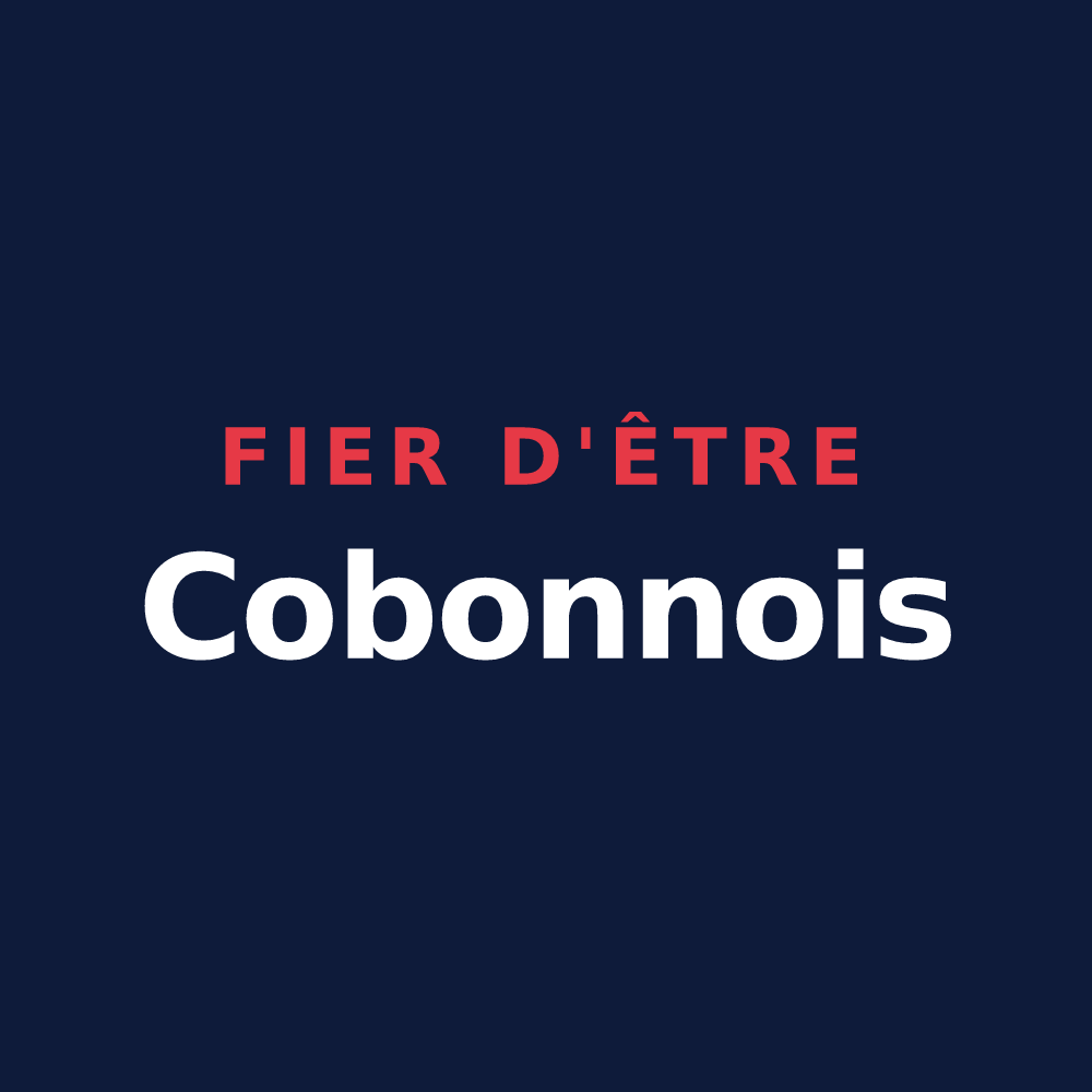 T-shirt « Fier d'être Cobonnois » — design pour Cobonne