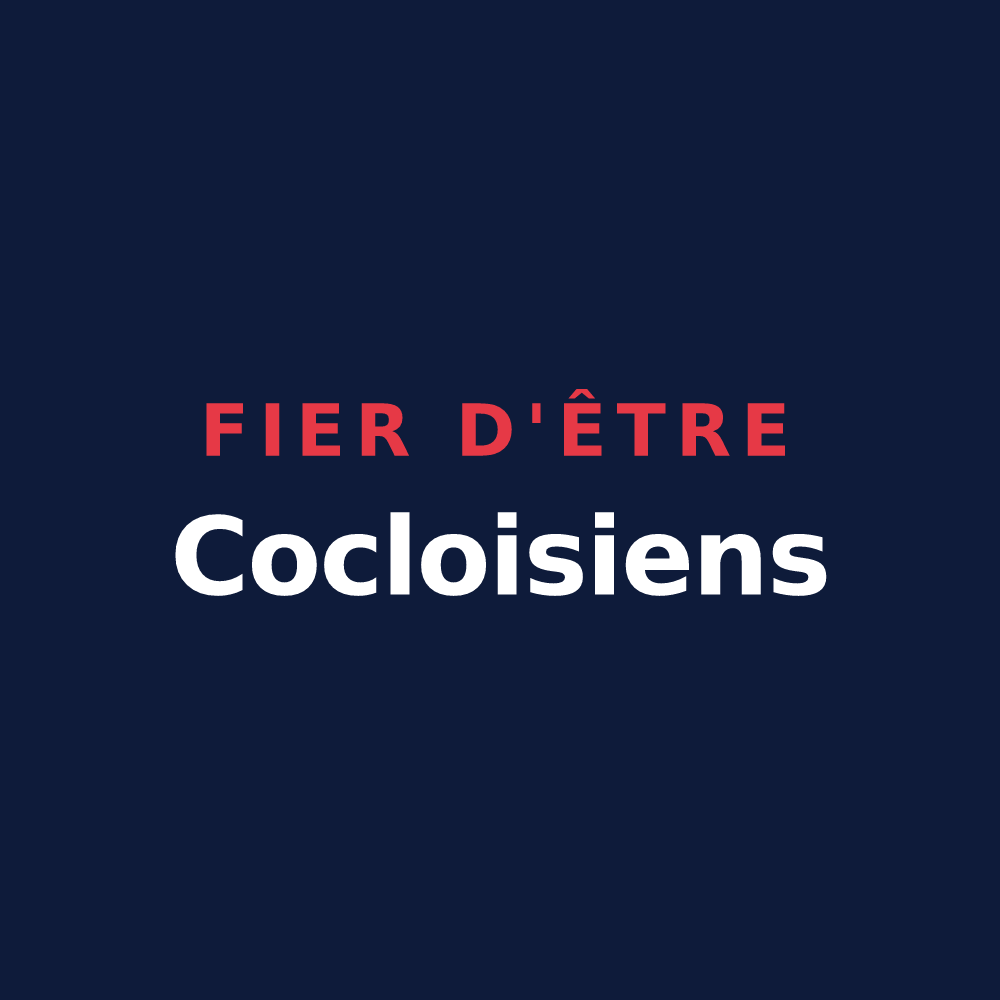 T-shirt « Fier d'être Cocloisiens » — design pour Coclois