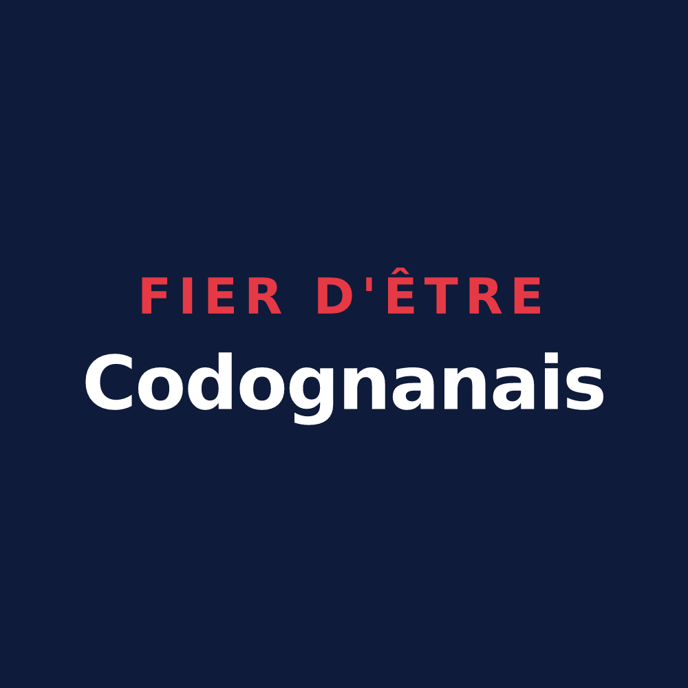 T-shirt « Fier d'être Codognanais » — design pour Codognan