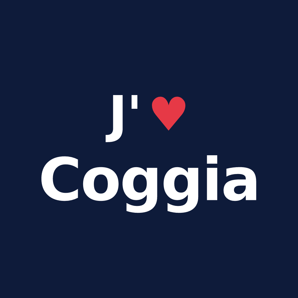 T-shirt personnalisé Coggia — design J'aime Coggia