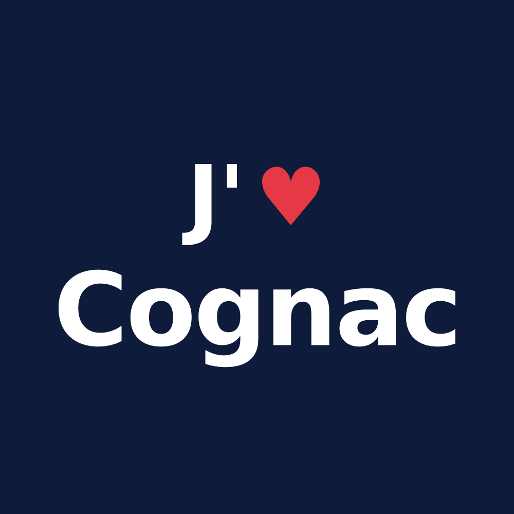 T-shirt personnalisé Cognac — design J'aime Cognac