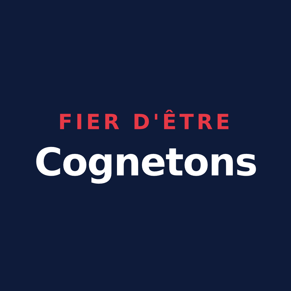 T-shirt « Fier d'être Cognetons » — design pour Cognet
