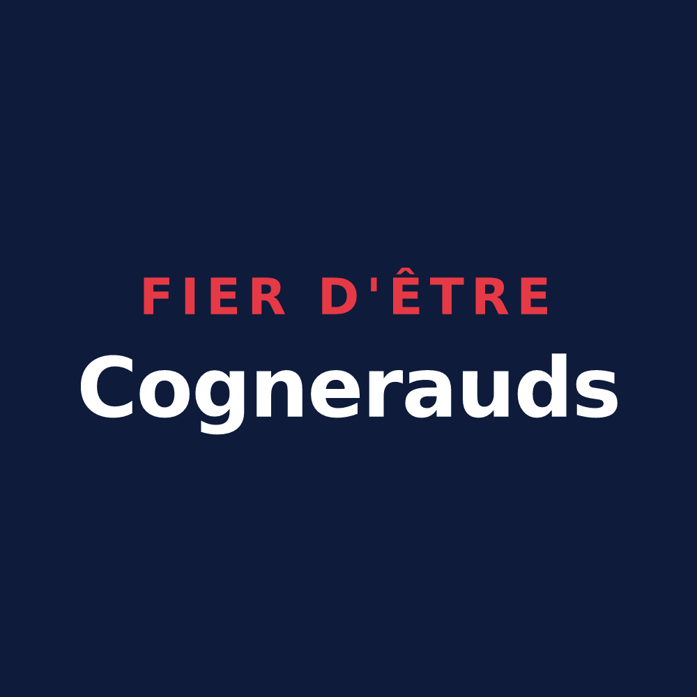 T-shirt « Fier d'être Cognerauds » — design pour Cognin