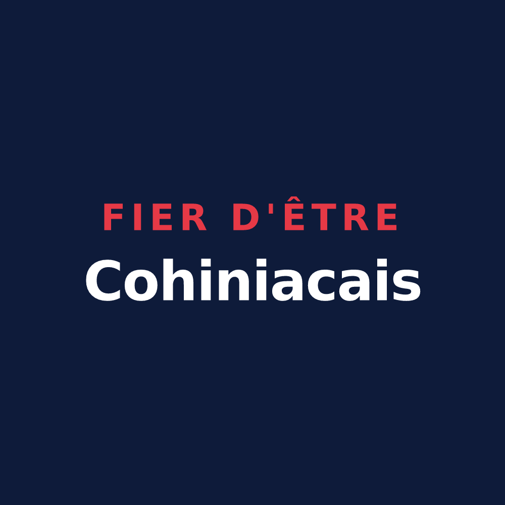 T-shirt « Fier d'être Cohiniacais » — design pour Cohiniac