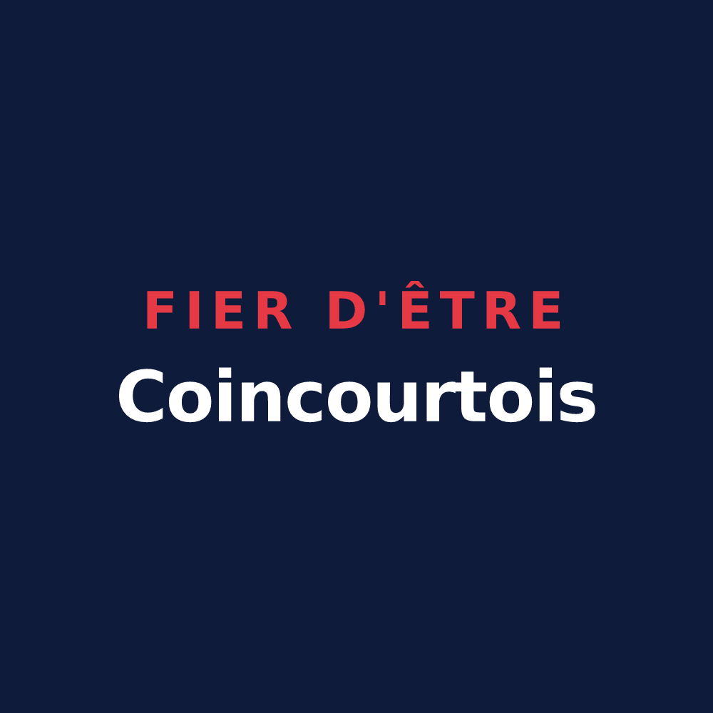 T-shirt « Fier d'être Coincourtois » — design pour Coincourt