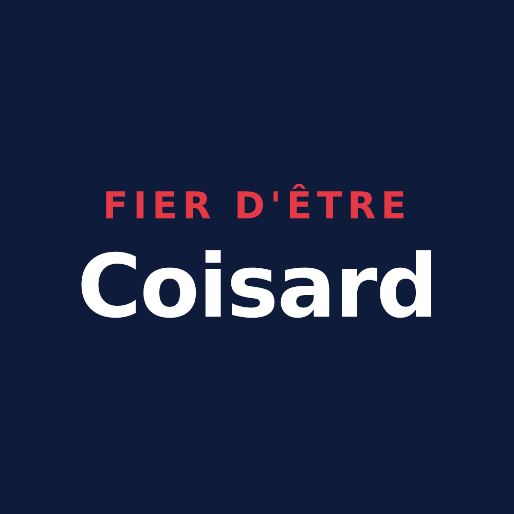 T-shirt « Fier d'être Coisard » — design pour Coise-Saint-Jean-Pied-Gauthier