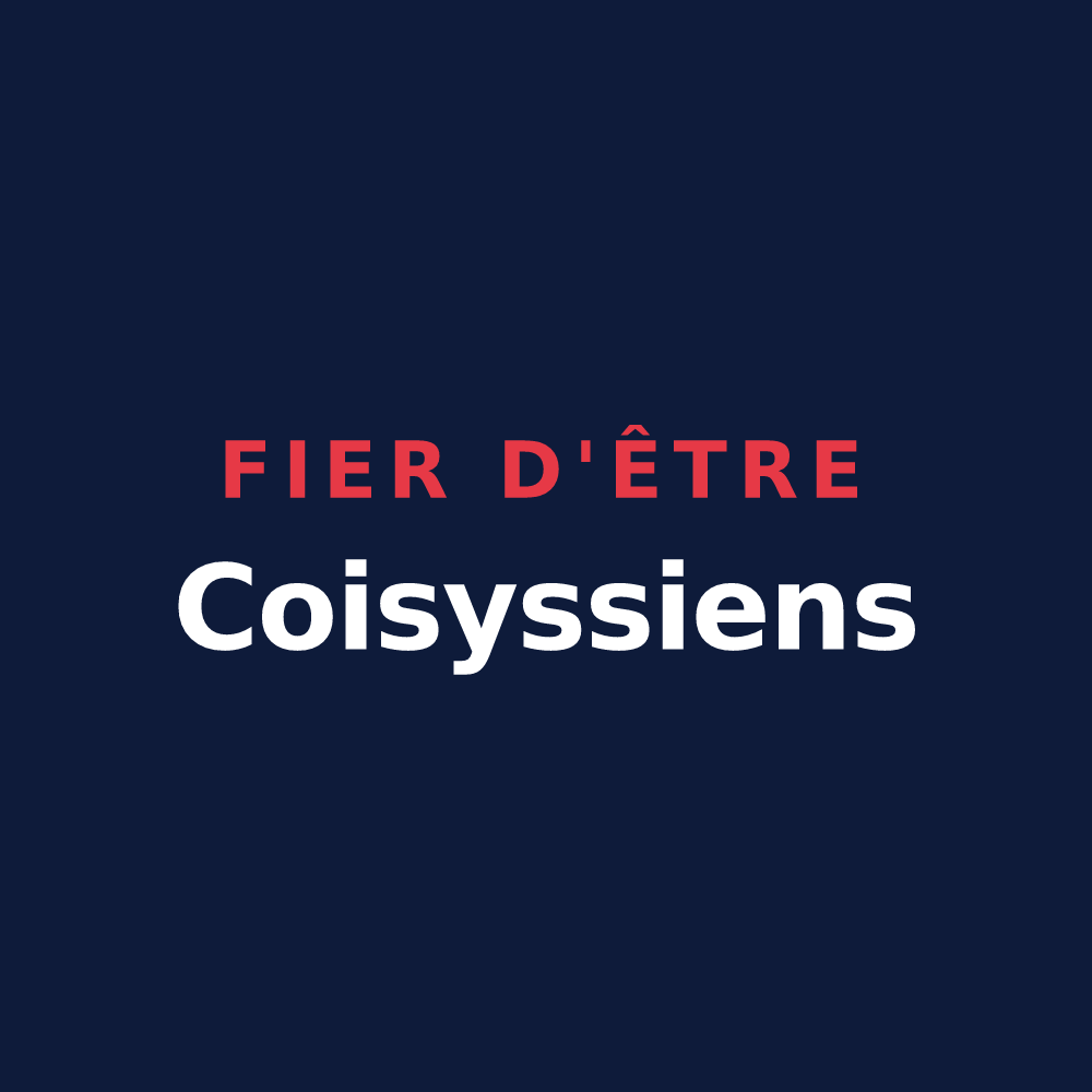 T-shirt « Fier d'être Coisyssiens » — design pour Coisy
