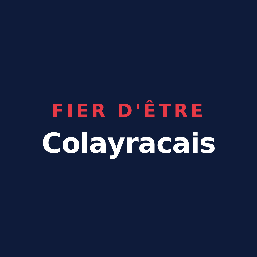 T-shirt « Fier d'être Colayracais » — design pour Colayrac-Saint-Cirq