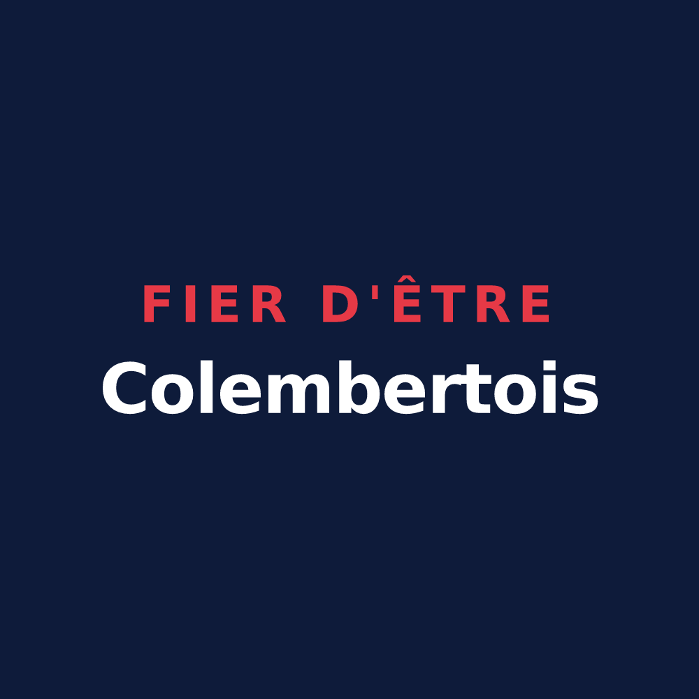 T-shirt « Fier d'être Colembertois » — design pour Colembert