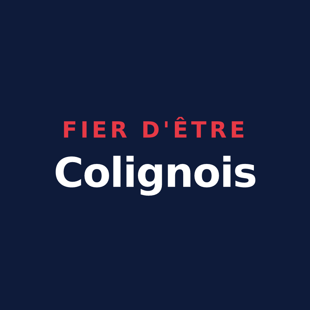 T-shirt « Fier d'être Colignois » — design pour Coligny