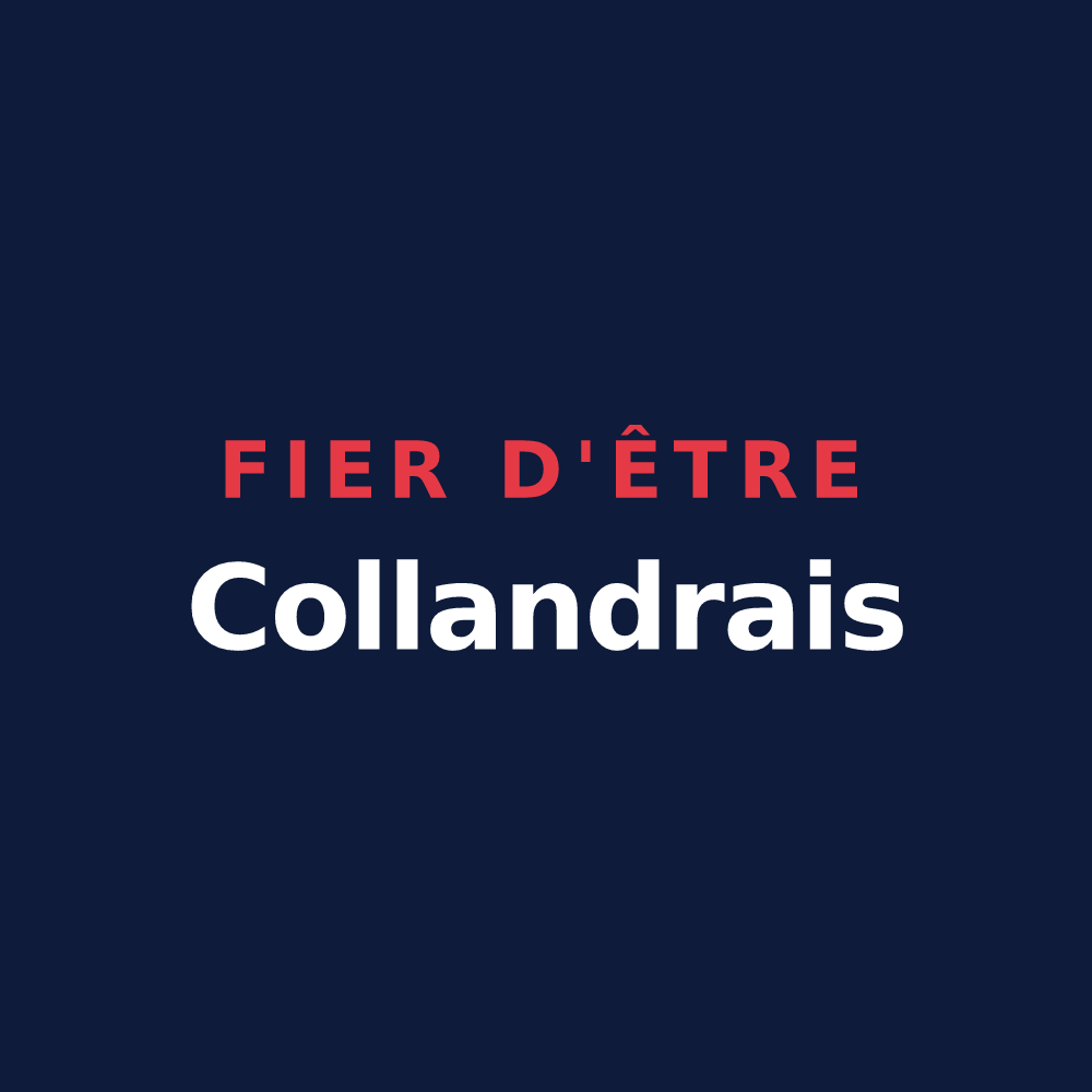 T-shirt « Fier d'être Collandrais » — design pour Collandres-Quincarnon