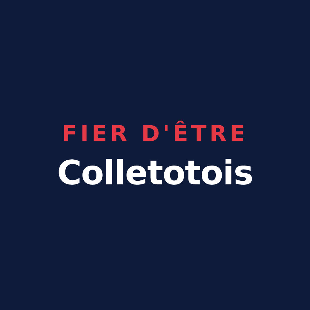 T-shirt « Fier d'être Colletotois » — design pour Colletot
