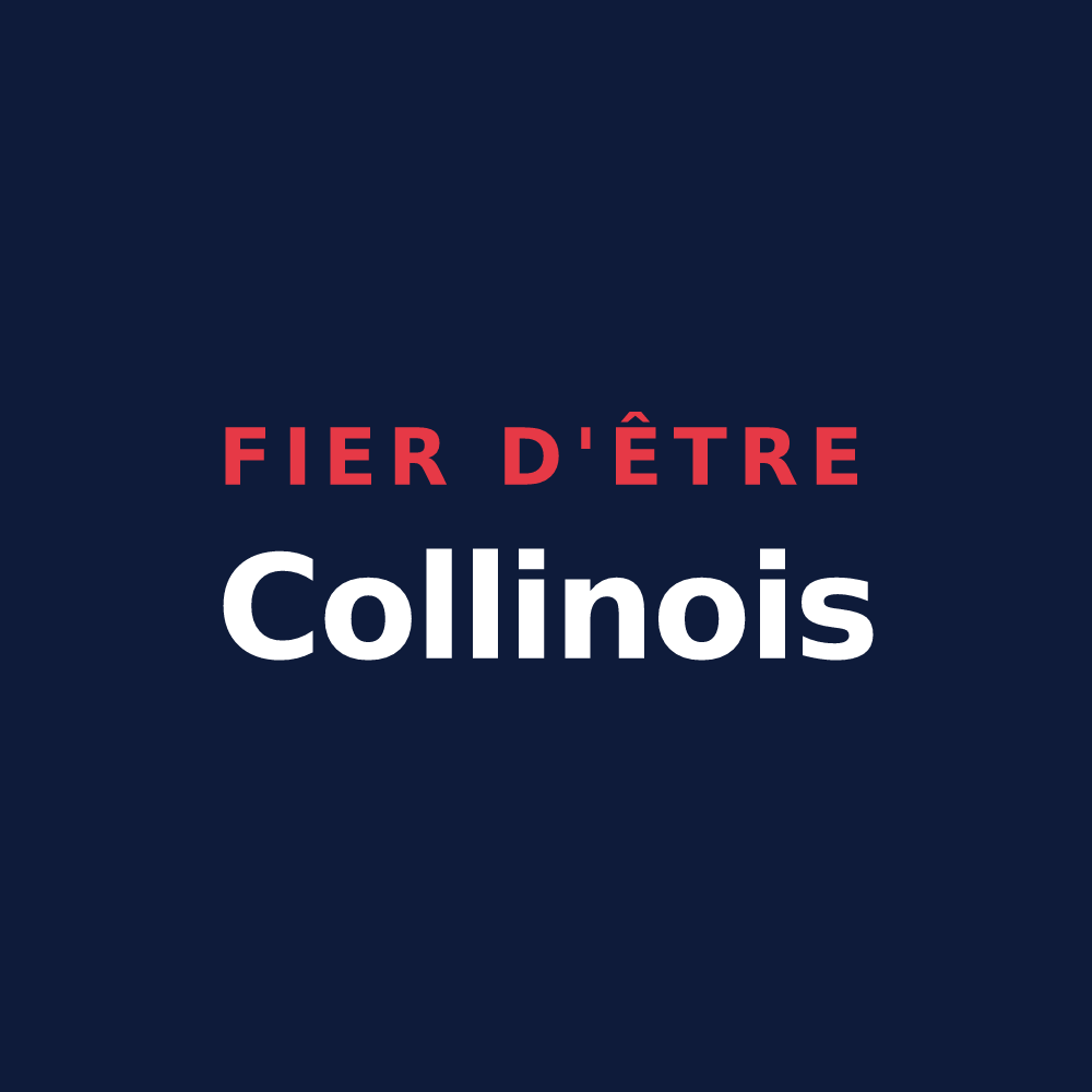 T-shirt « Fier d'être Collinois » — design pour Colline-Beaumont