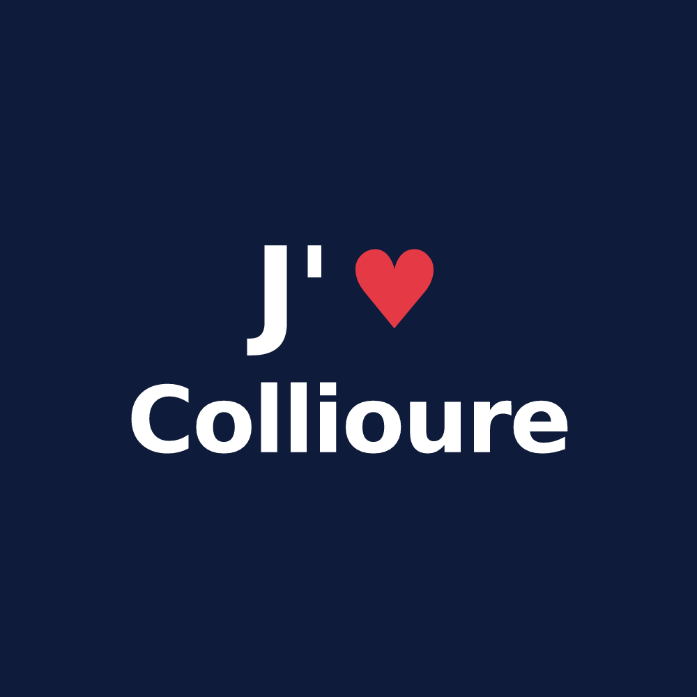 T-shirt personnalisé Collioure — design J'aime Collioure