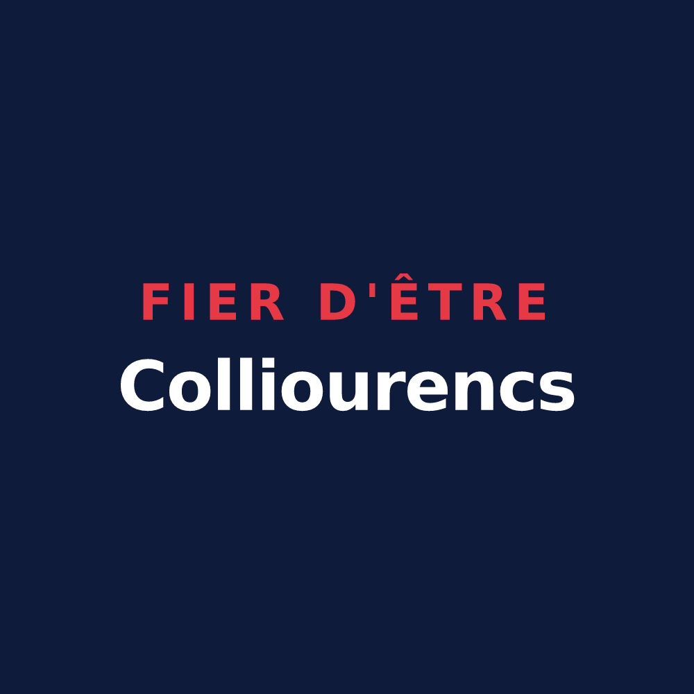 T-shirt « Fier d'être Colliourencs » — design pour Collioure