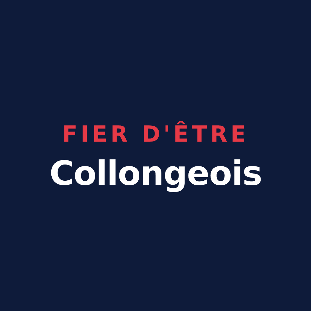 T-shirt « Fier d'être Collongeois » — design pour Collonge-la-Madeleine