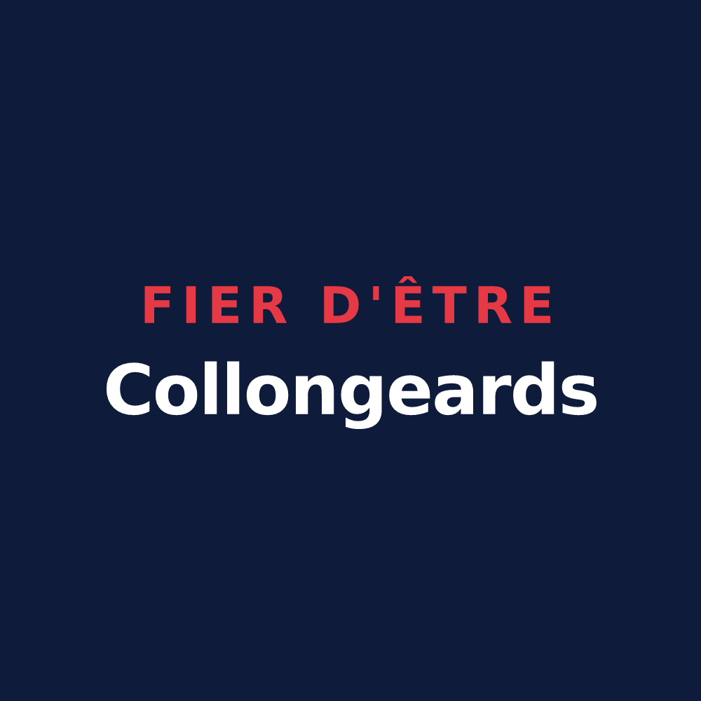 T-shirt « Fier d'être Collongeards » — design pour Collonges-au-Mont-d'Or