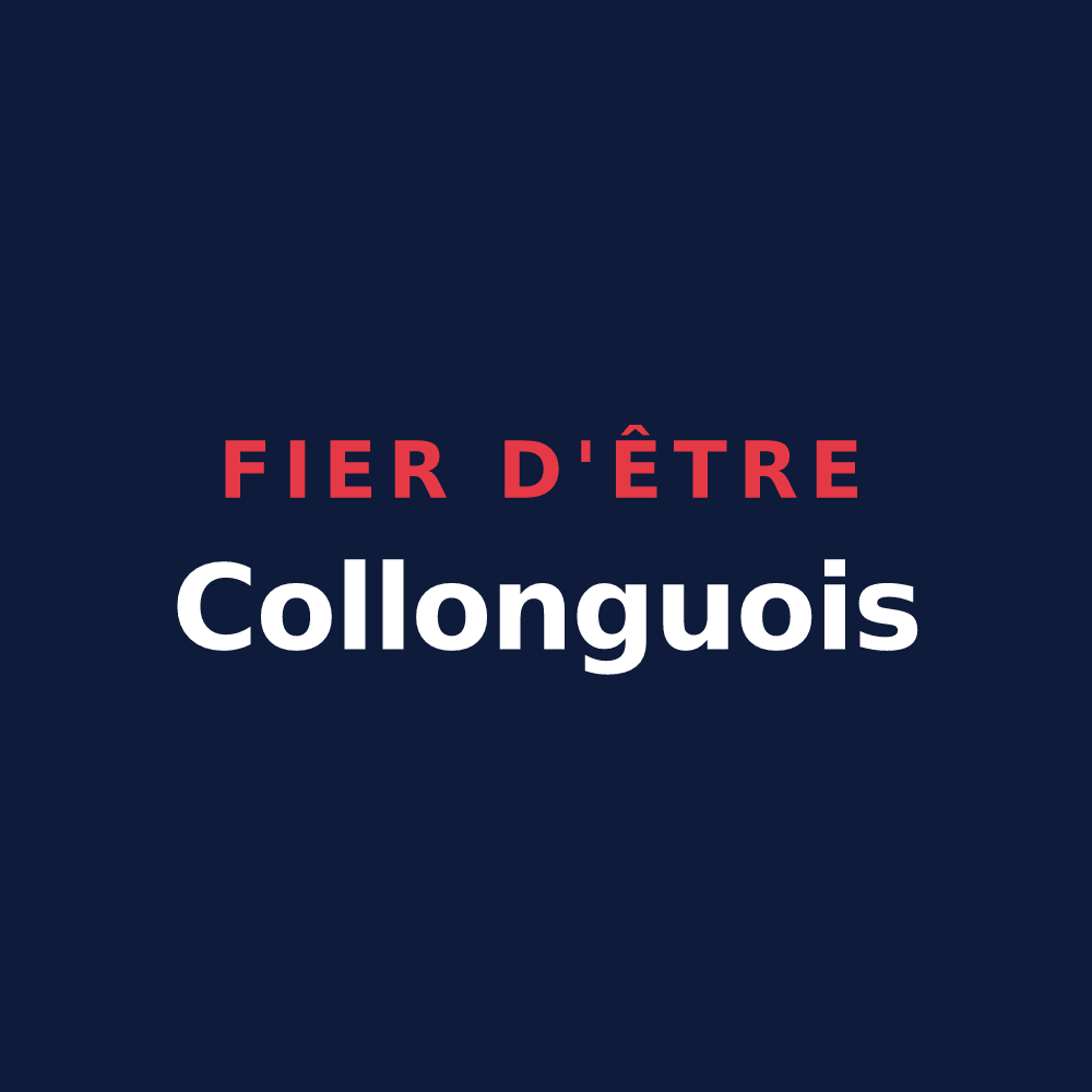 T-shirt « Fier d'être Collonguois » — design pour Collongues
