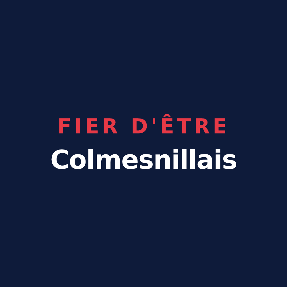 T-shirt « Fier d'être Colmesnillais » — design pour Colmesnil-Manneville