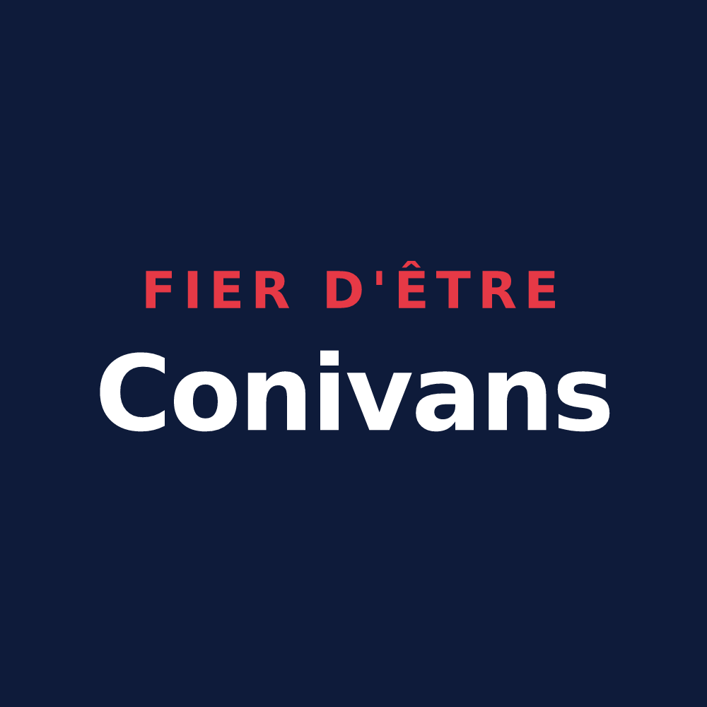 T-shirt « Fier d'être Conivans » — design pour Colombé-la-Fosse