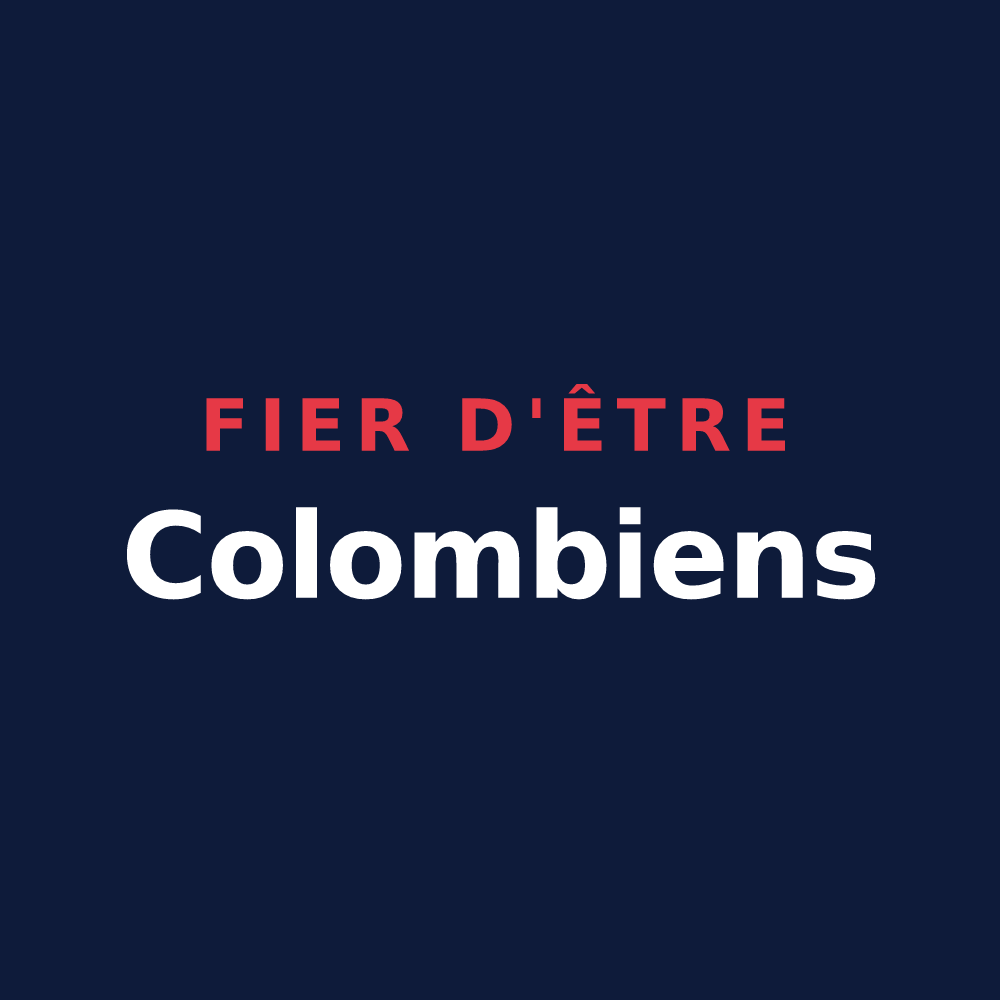T-shirt « Fier d'être Colombiens » — design pour Colombes