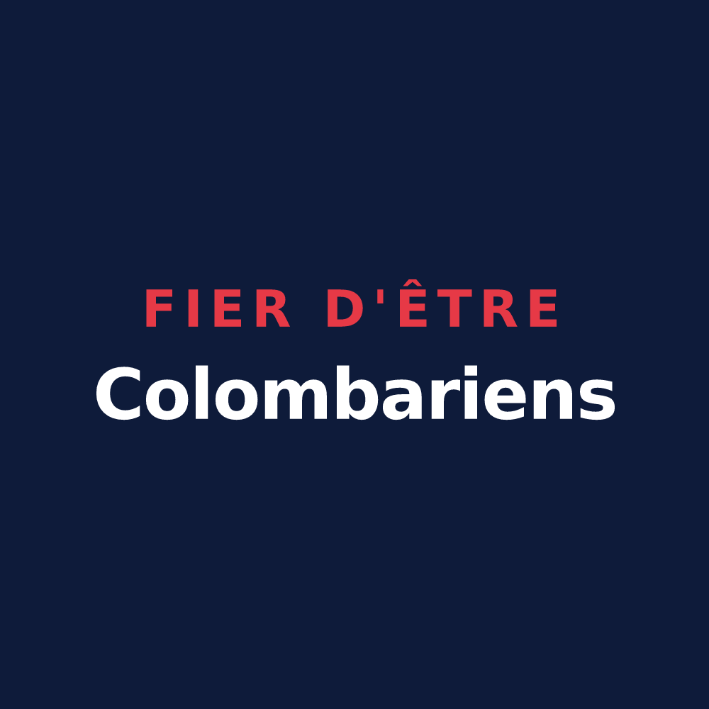 T-shirt « Fier d'être Colombariens » — design pour Colombier