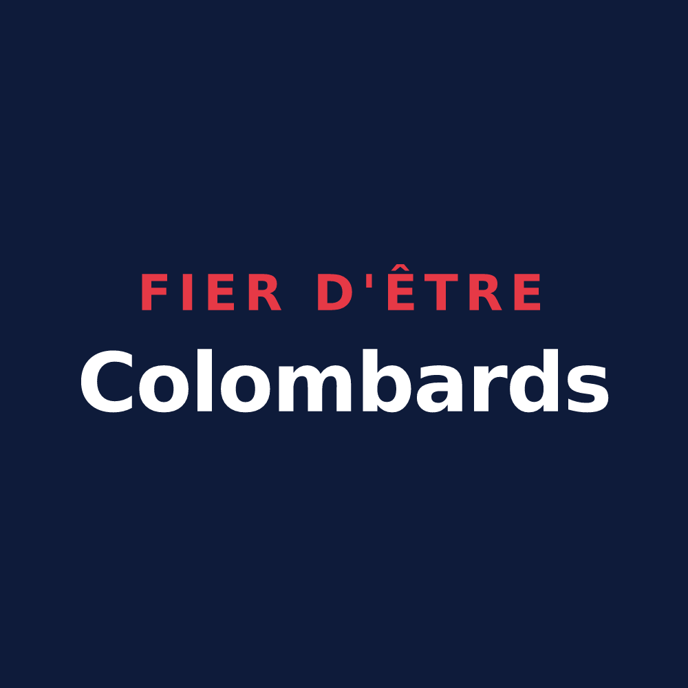 T-shirt « Fier d'être Colombards » — design pour Colombier-Saugnieu