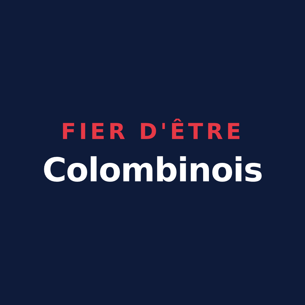 T-shirt « Fier d'être Colombinois » — design pour Colombiers