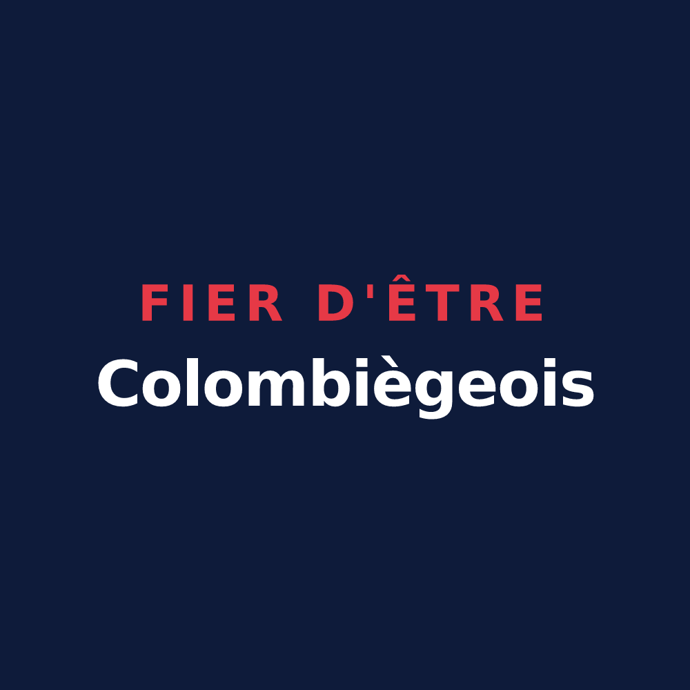 T-shirt « Fier d'être Colombiègeois » — design pour Colombiès