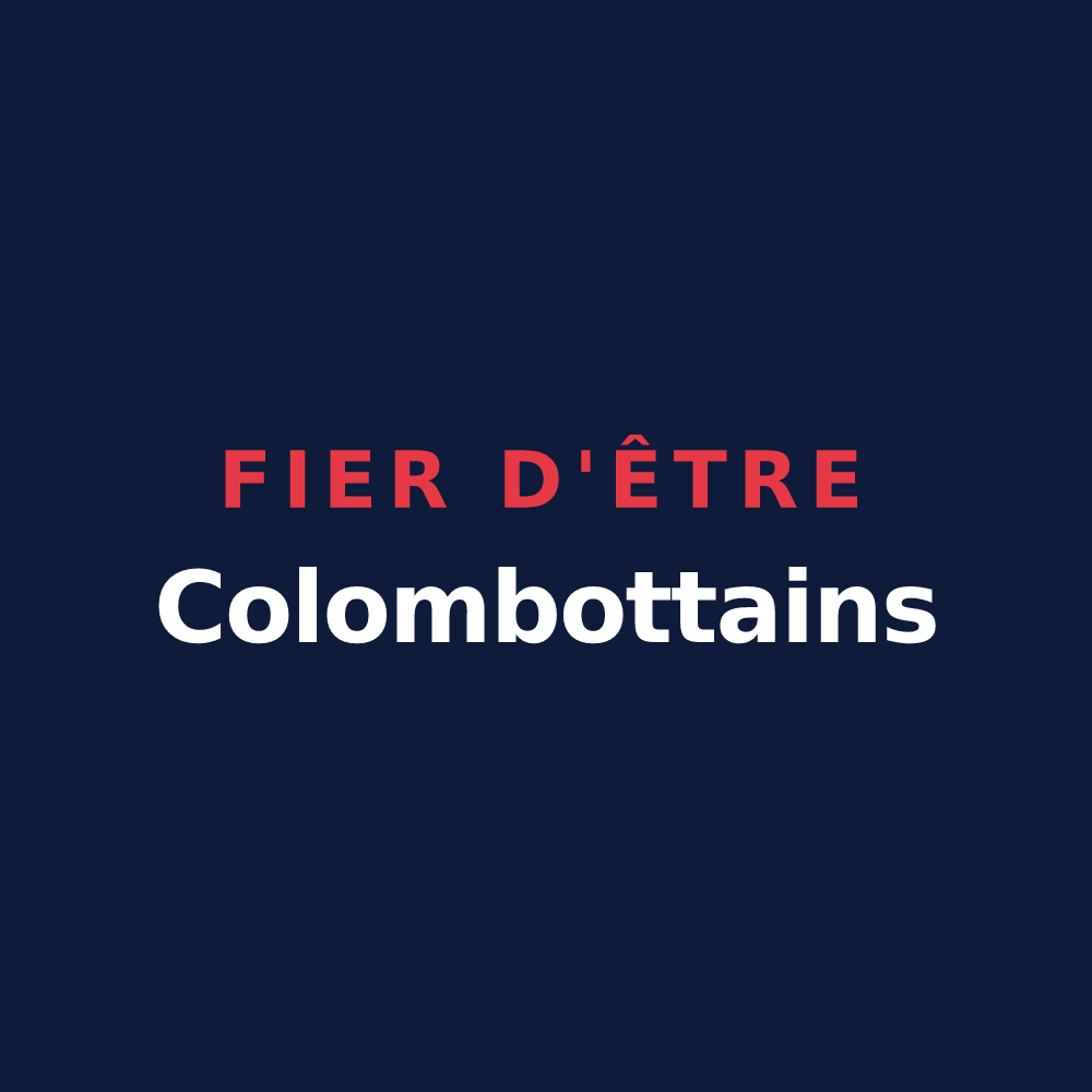 T-shirt « Fier d'être Colombottains » — design pour Colombotte