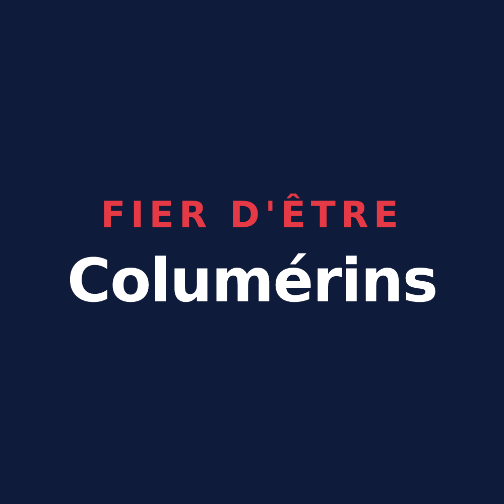 T-shirt « Fier d'être Columérins » — design pour Colomiers