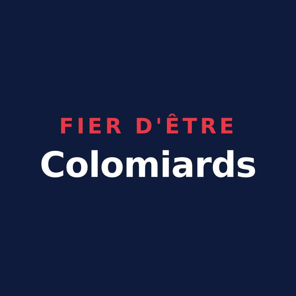 T-shirt « Fier d'être Colomiards » — design pour Colomieu