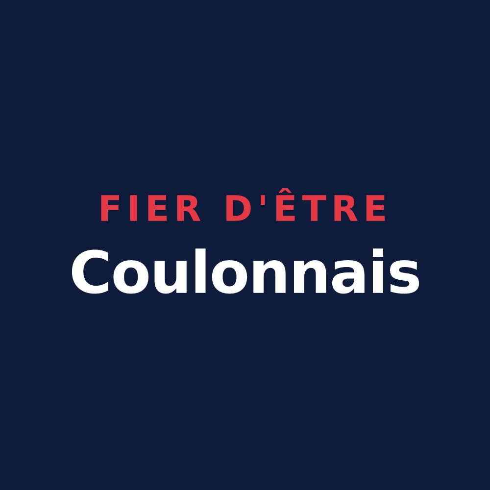 T-shirt « Fier d'être Coulonnais » — design pour Colonne