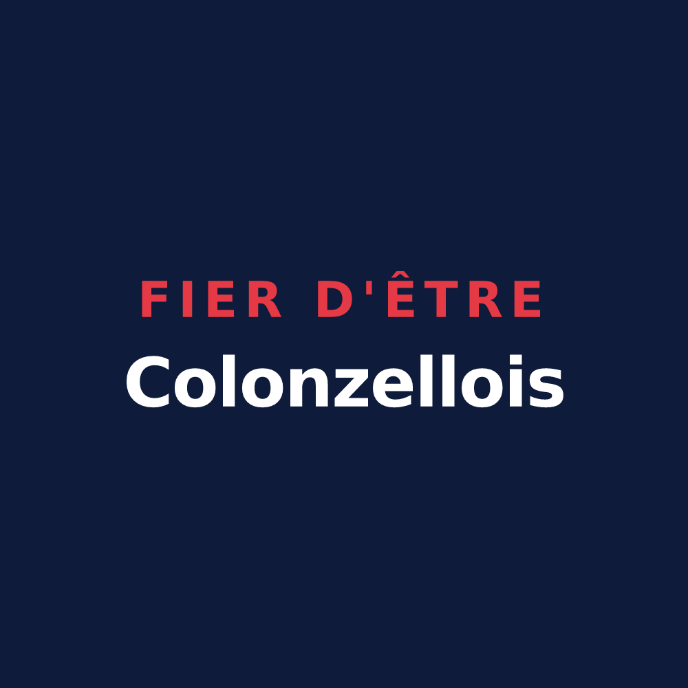T-shirt « Fier d'être Colonzellois » — design pour Colonzelle