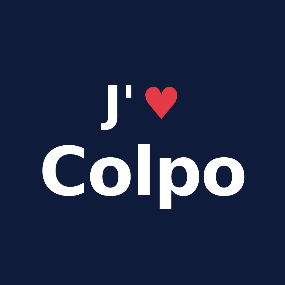 T-shirt personnalisé Colpo — design J'aime Colpo