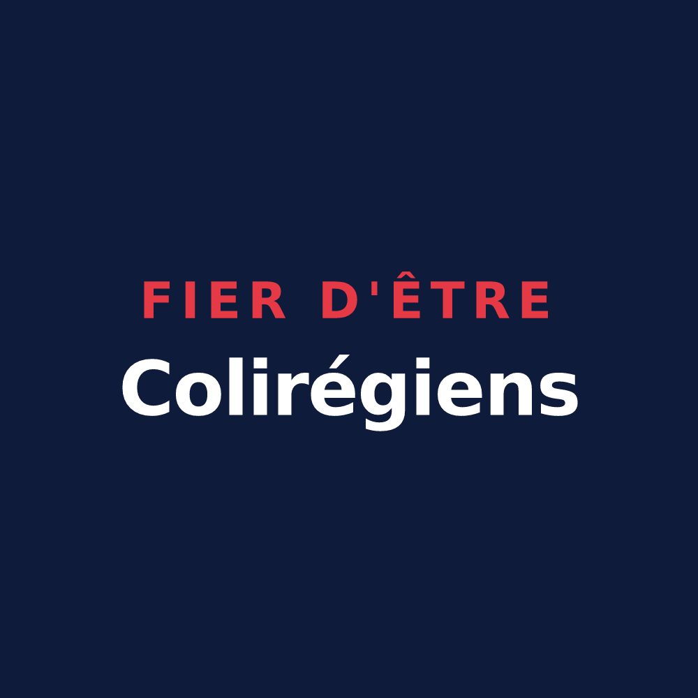 T-shirt « Fier d'être Colirégiens » — design pour Colroy-la-Roche