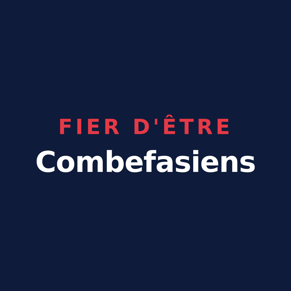 T-shirt « Fier d'être Combefasiens » — design pour Combefa