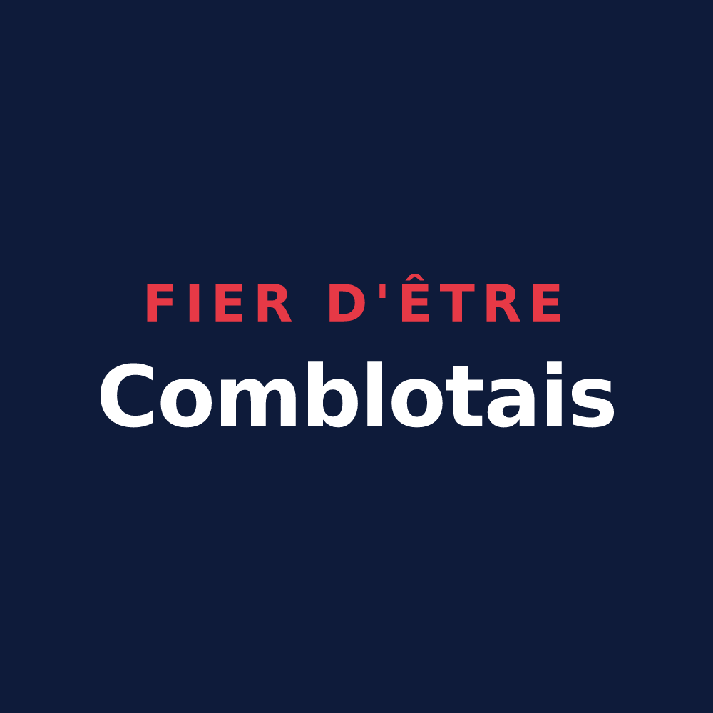 T-shirt « Fier d'être Comblotais » — design pour Comblot