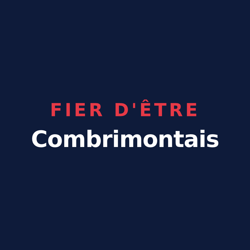 T-shirt « Fier d'être Combrimontais » — design pour Combrimont