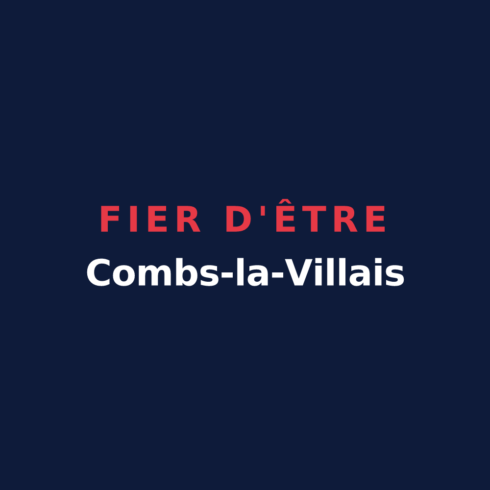 T-shirt « Fier d'être Combs-la-Villais » — design pour Combs-la-Ville
