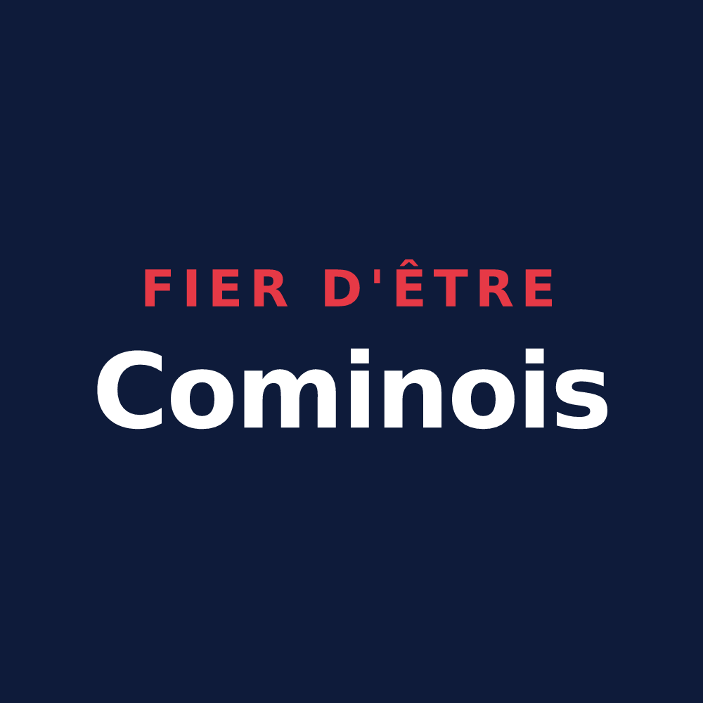 T-shirt « Fier d'être Cominois » — design pour Comines