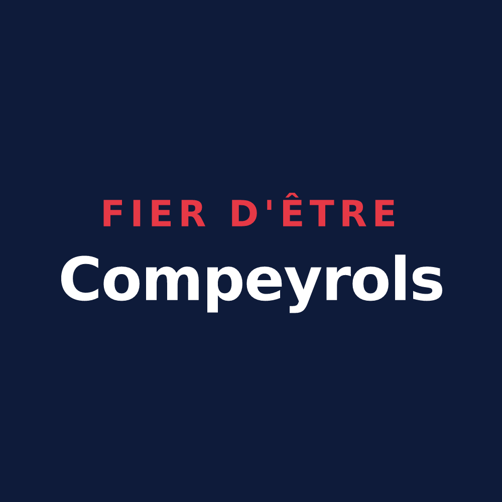 T-shirt « Fier d'être Compeyrols » — design pour Compeyre