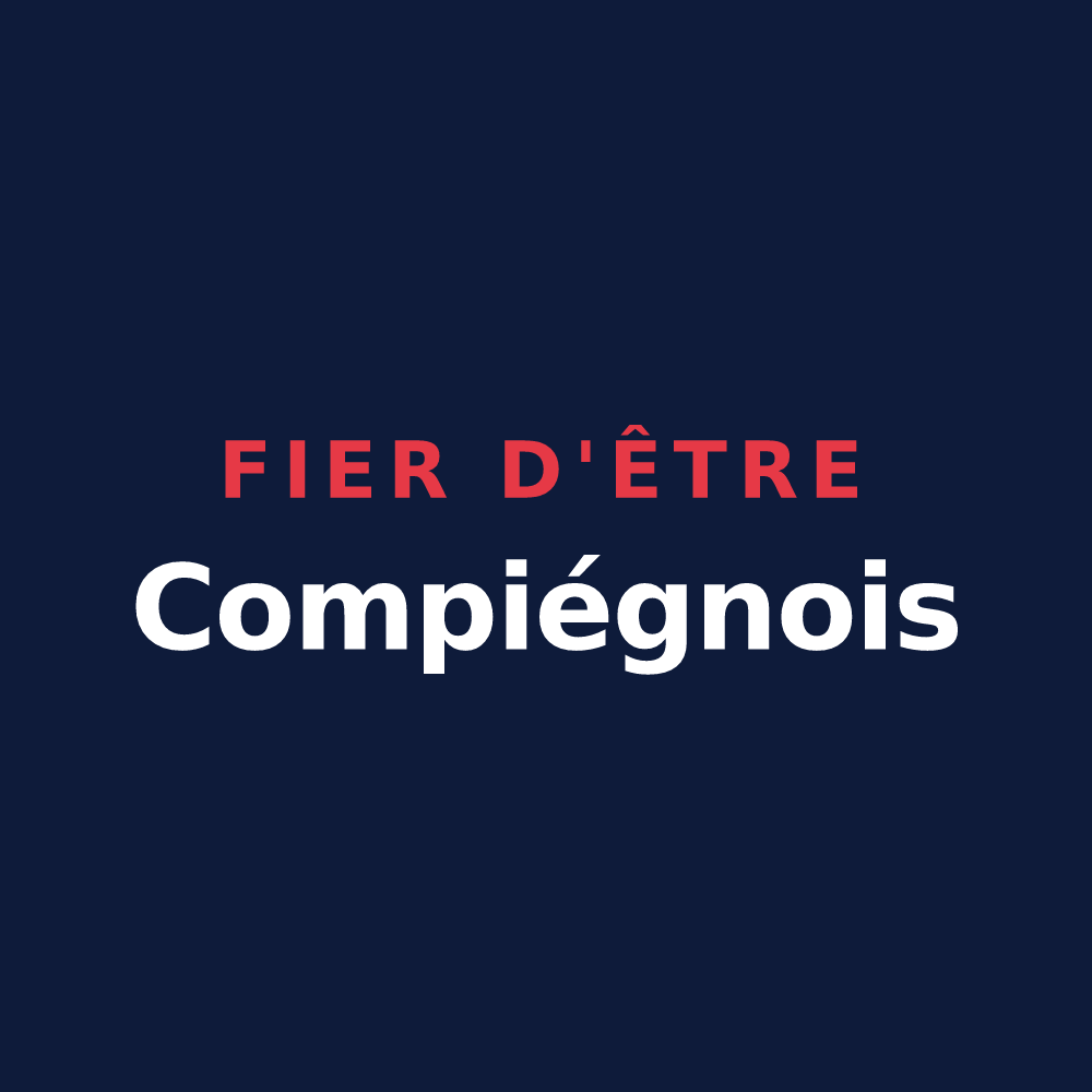 T-shirt « Fier d'être Compiégnois » — design pour Compiègne