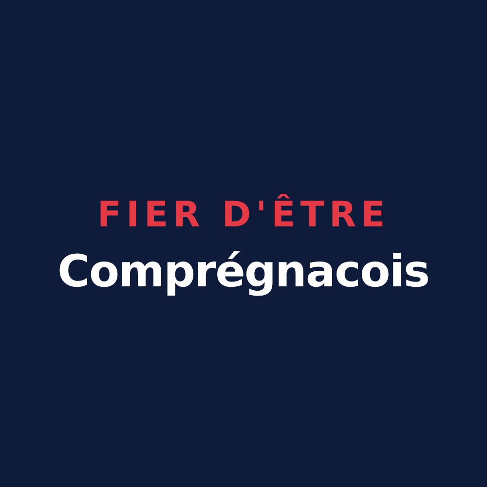 T-shirt « Fier d'être Comprégnacois » — design pour Comprégnac