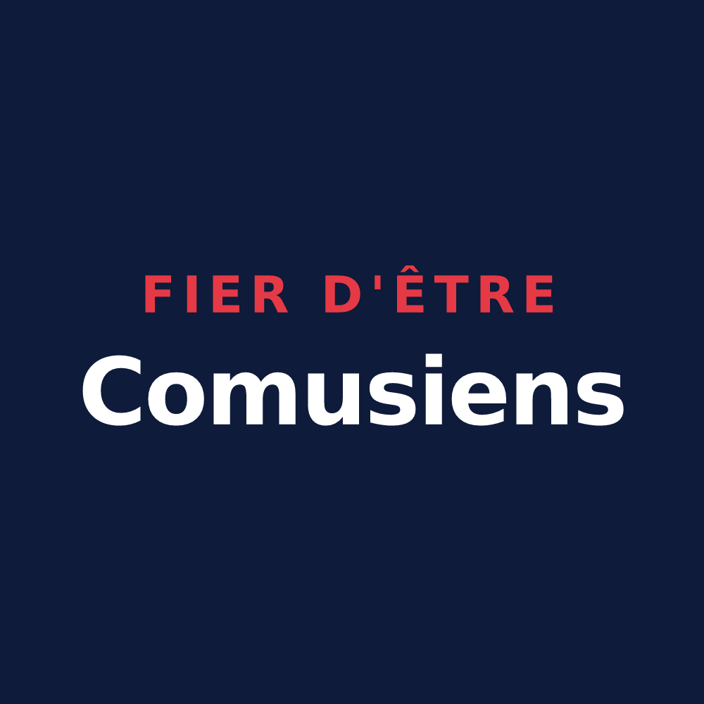 T-shirt « Fier d'être Comusiens » — design pour Comus