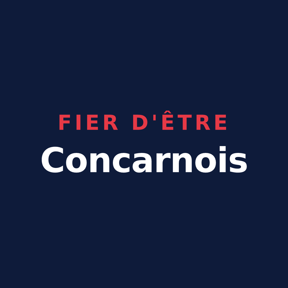 T-shirt « Fier d'être Concarnois » — design pour Concarneau