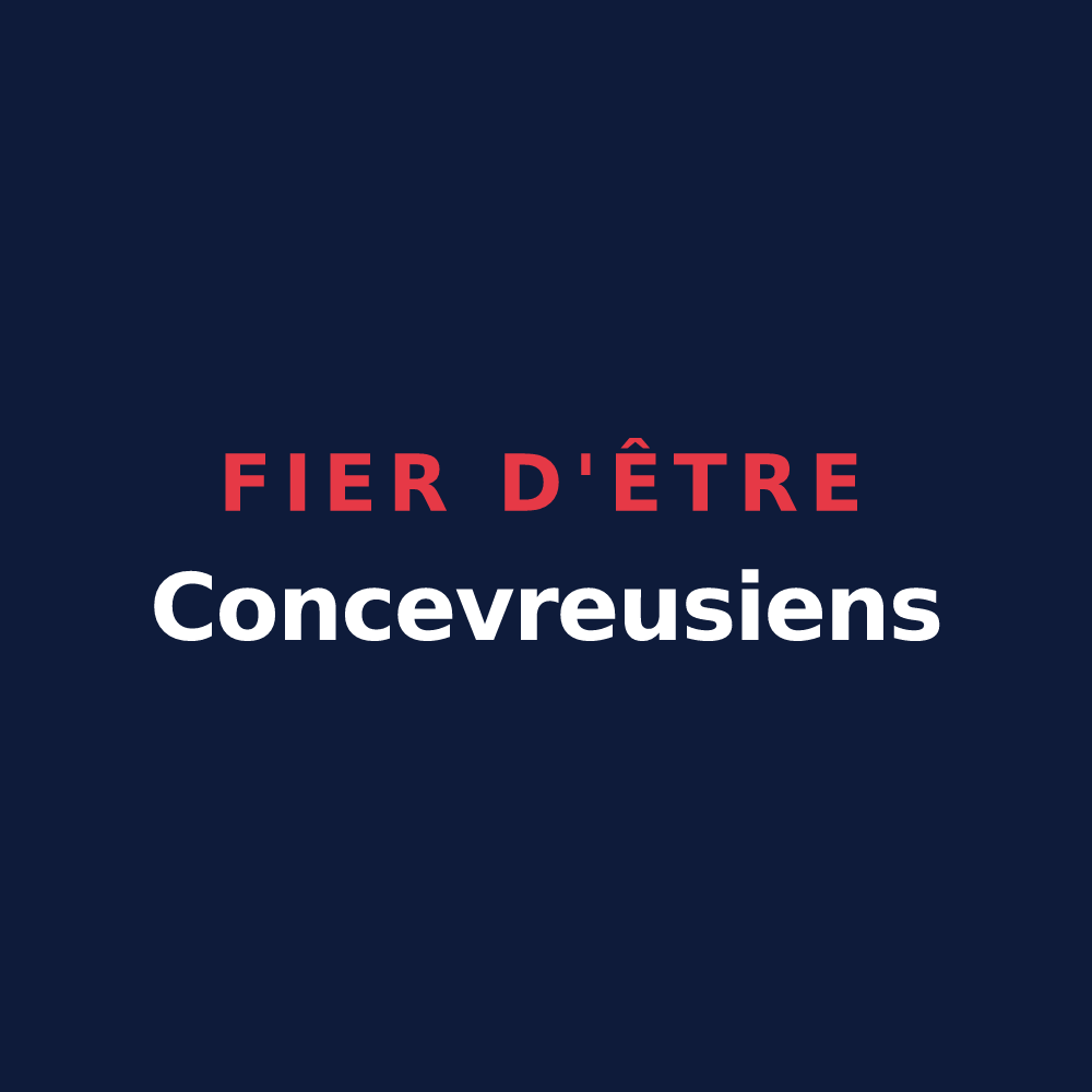 T-shirt « Fier d'être Concevreusiens » — design pour Concevreux