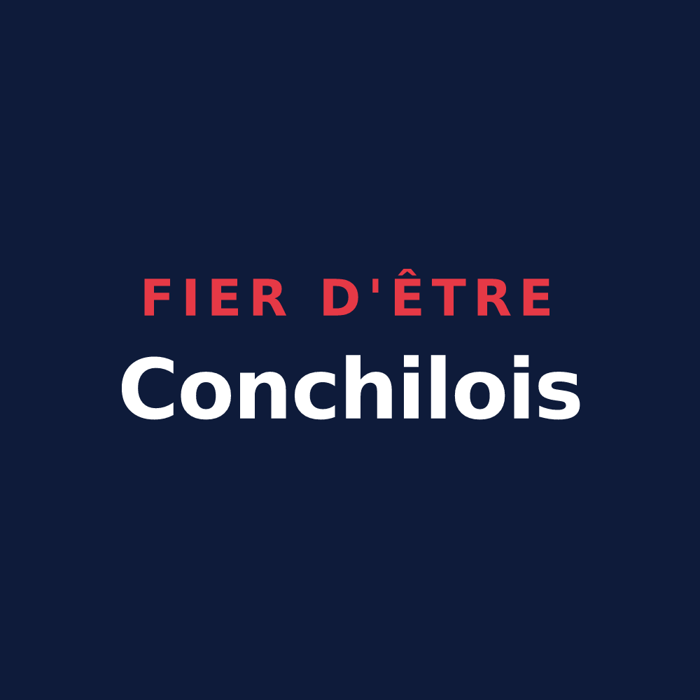 T-shirt « Fier d'être Conchilois » — design pour Conchil-le-Temple