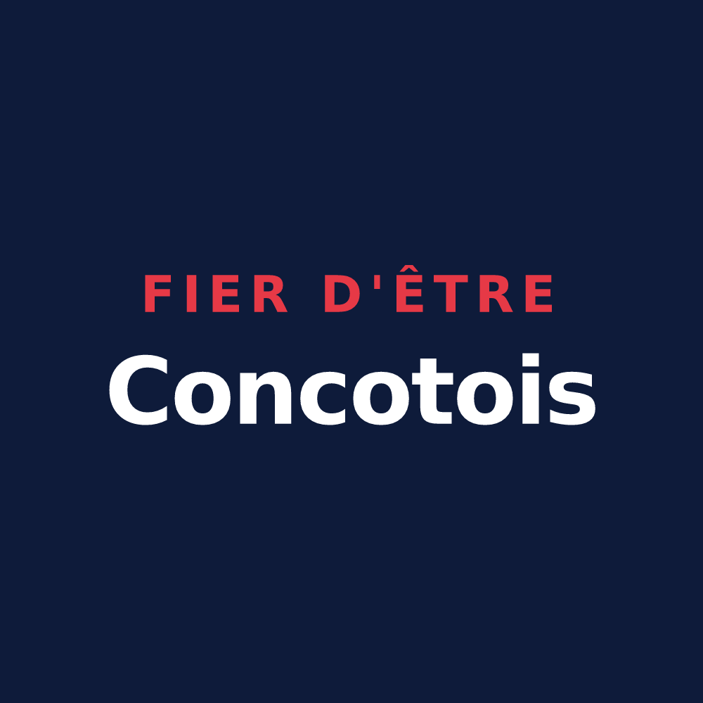 T-shirt « Fier d'être Concotois » — design pour Concots