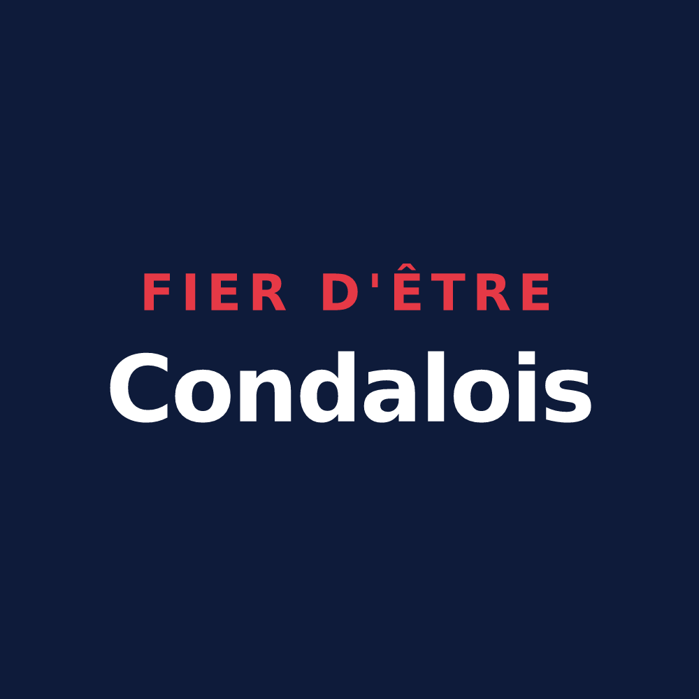 T-shirt « Fier d'être Condalois » — design pour Condal